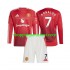 Maillot de Foot Manchester United Cristiano Ronaldo 7 Enfant Domicile 2024-2025 Manche Longue