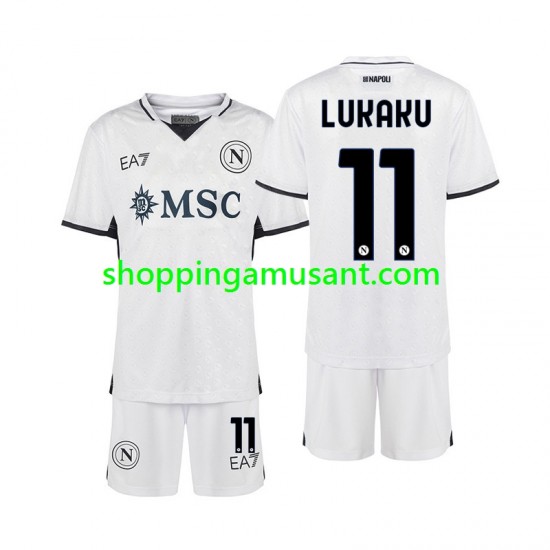 Maillot de Foot Naples ku 11 Enfant Extérieur 2024-2025 Manche Courte