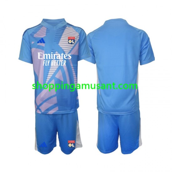 Maillot de Foot Olympique Lyonnais Gardien Enfant Neutre 2024-2025 Manche Courte