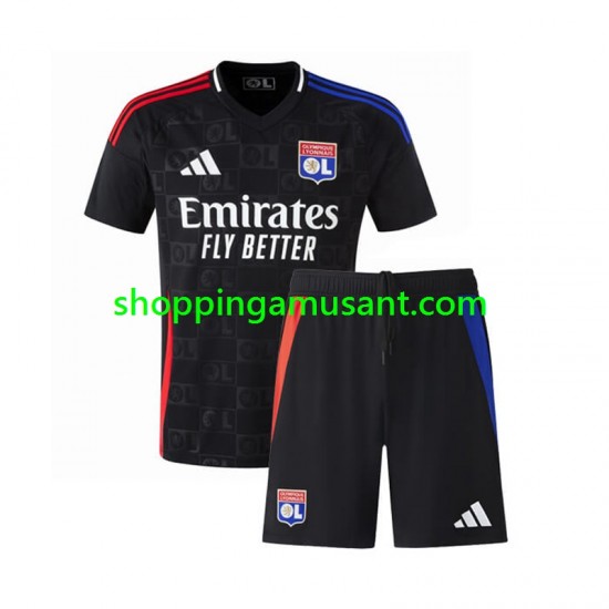 Maillot de Foot Olympique Lyonnais Enfant Extérieur 2024-2025 Manche Courte