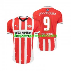 Maillot de Foot PSV Eindhoven DE JONG 9 Homme Domicile 2024-2025 Manche Courte