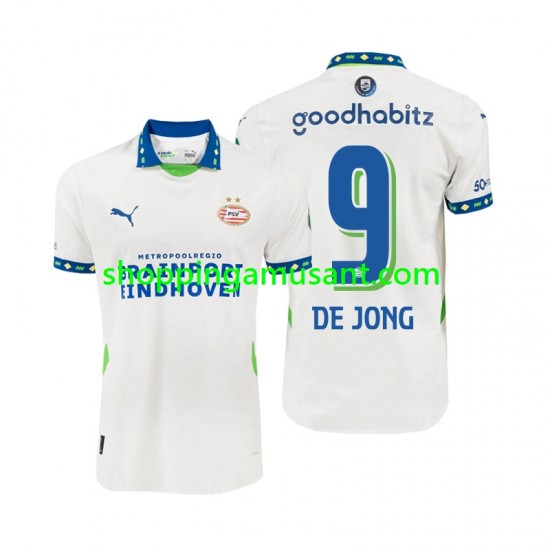 Maillot de Foot PSV Eindhoven DE JONG 9 Homme Neutre 2024-2025 Manche Courte