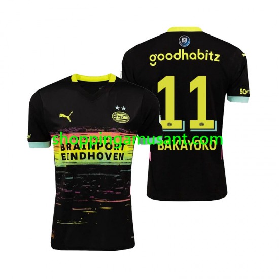 Maillot de Foot PSV Eindhoven Johan Bakayoko 11 Homme Neutre 2024-2025 Manche Courte