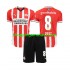 Maillot de Foot PSV Eindhoven Sergino Dest 8 Enfant Domicile 2024-2025 Manche Courte