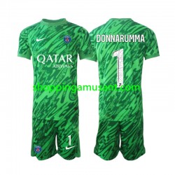 Maillot de Foot Paris Saint-Germain Gianluigi Donnarumma 1 Gardien Enfant Extérieur 2024-2025 Manche Courte