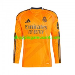 Maillot de Foot Real Madrid Homme Extérieur 2024-2025 Manche Longue