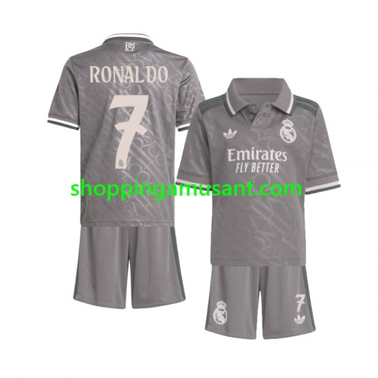 Maillot de Foot Real Madrid Cristiano Ronaldo 7 Enfant Neutre 2024-2025 Manche Courte