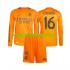 Maillot de Foot Real Madrid Endrick 16 Enfant Extérieur 2024-2025 Manche Longue
