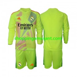 Maillot de Foot Real Madrid Gardien Enfant 4ème 2024-2025 Manche Longue