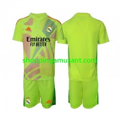 Maillot de Foot Real Madrid Gardien Enfant 4ème 2024-2025 Manche Courte
