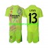 Maillot de Foot Real Madrid Lunin 13 Gardien Enfant 4ème 2024-2025 Manche Courte