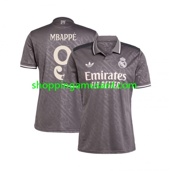 Maillot de Foot Real Madrid Mbappé 9 Homme Neutre 2024-2025 Manche Courte