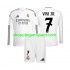 Maillot de Foot Real Madrid Vinicius Junior 7 Enfant Domicile 2024-2025 Manche Longue