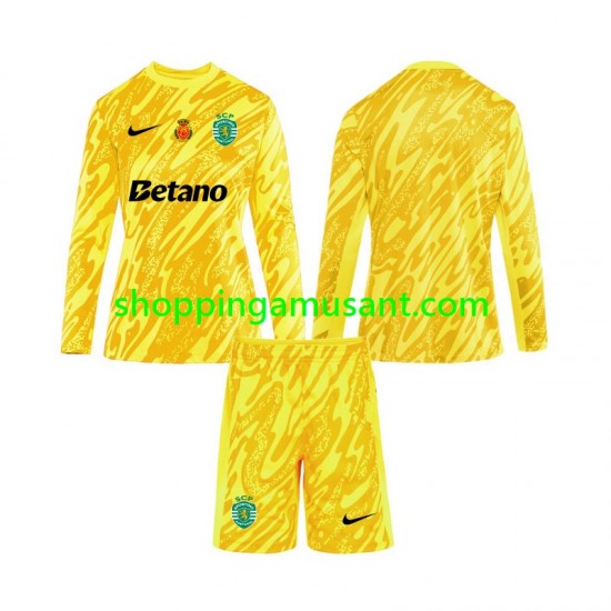 Maillot de Foot Sporting CP Gardien Enfant Neutre 2024-2025 Manche Longue