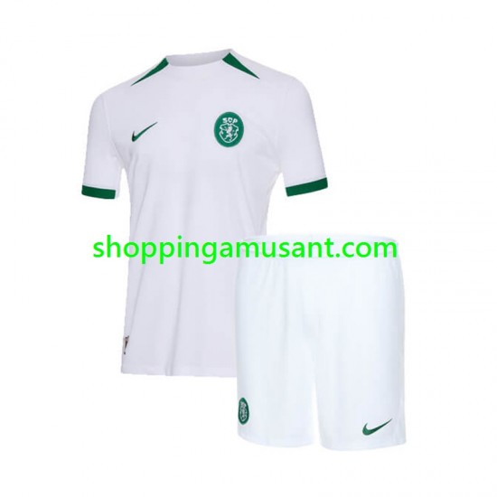 Maillot de Foot Sporting CP Enfant Extérieur 2024-2025 Manche Courte
