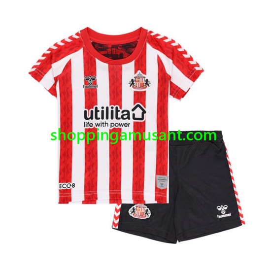 Maillot de Foot Sunderland Enfant Domicile 2024-2025 Manche Courte