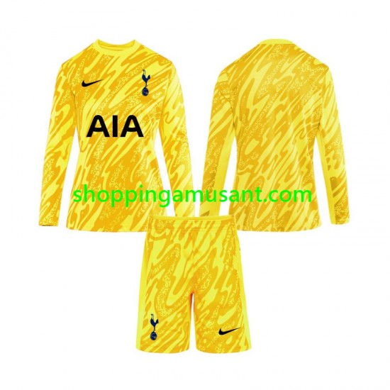 Maillot de Foot Tottenham Hotspur Gardien Enfant Domicile 2024-2025 Manche Longue