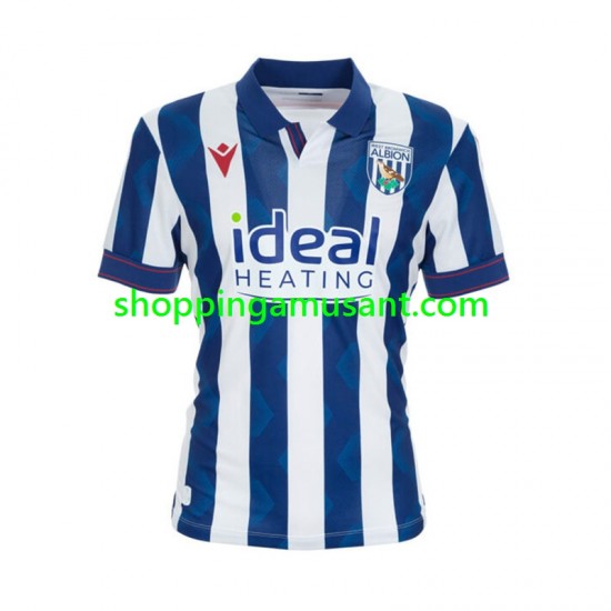 Maillot de Foot West Bromwich Albion Homme Domicile 2024-2025 Manche Courte