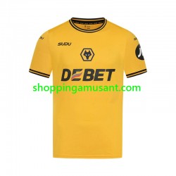 Maillot de Foot Wolverhampton Wanderers Homme Domicile 2024-2025 Manche Courte