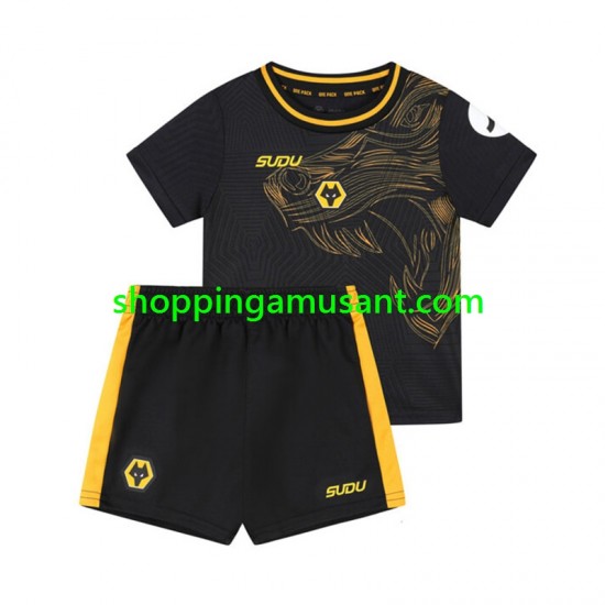 Maillot de Foot Wolverhampton Wanderers Enfant Extérieur 2024-2025 Manche Courte
