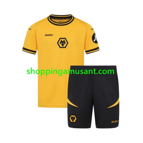 Maillot de Foot Wolverhampton Wanderers Enfant Domicile 2024-2025 Manche Courte