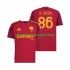 Maillot de Foot AS Rome Rodrigo Mora 86 Homme Domicile 2026-2027 Manche Courte