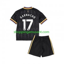 Maillot de Foot Aston Villa Alejandro Garnacho 17 Enfant Extérieur 2026-2027 Manche Courte