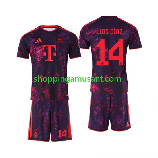 Maillot de Foot Bayern Munich Luis Diaz 14 Enfant Neutre 2026-2027 Manche Courte