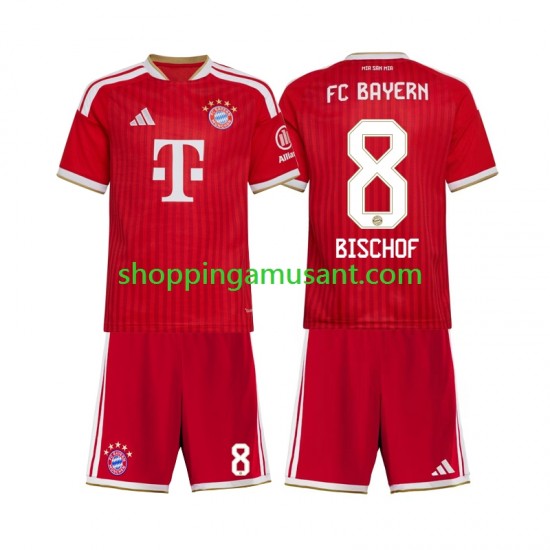 Maillot de Foot Bayern Munich Tom Bischof 8 Enfant Domicile 2026-2027 Manche Courte