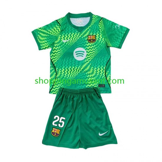 Maillot de Foot FC Barcelone Dominik Livakovic 25 Gardien Enfant Domicile 2026-2027 Manche Courte