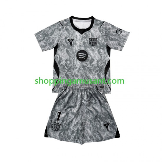 Maillot de Foot FC Barcelone Joan Garcia 1 Gardien Enfant Extérieur 2026-2027 Manche Courte