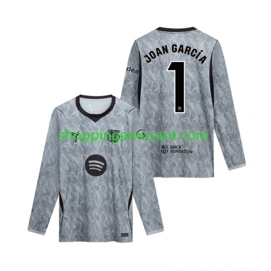 Maillot de Foot FC Barcelone Joan Garcia 1 Gardien Homme Extérieur 2026-2027 Manche Longue