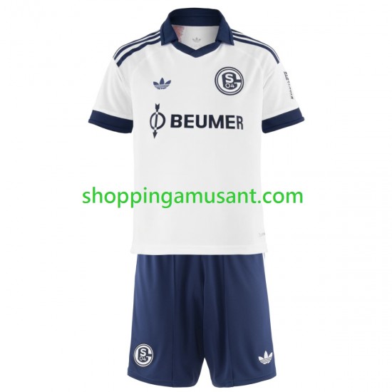 Maillot de Foot FC Schalke 04 Enfant Extérieur 2026-2027 Manche Courte