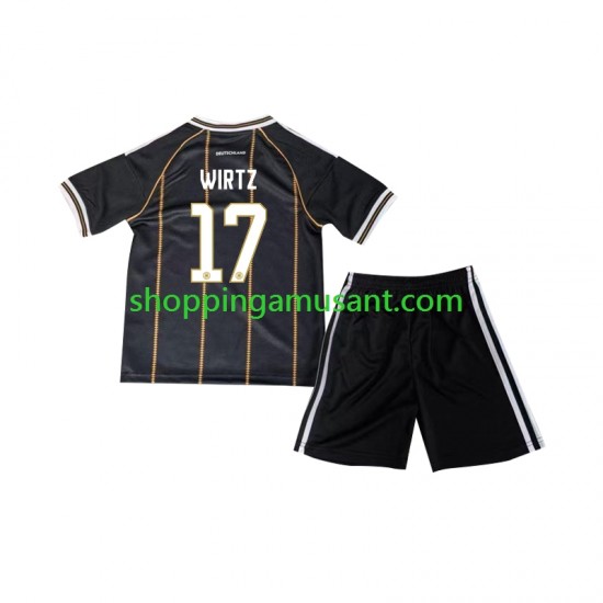 Maillot de Foot Allemagne Florian Wirtz 17 Enfant Neutre Coupe du Monde 2026 Manche Courte