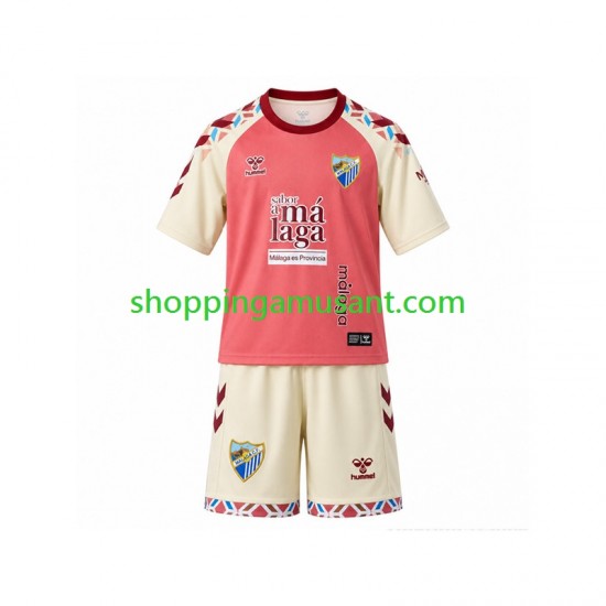 Maillot de Foot Málaga CF Enfant Extérieur 2026-2027 Manche Courte