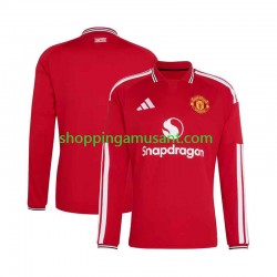 Maillot de Foot Manchester United Homme Domicile 2026-2027 Manche Longue