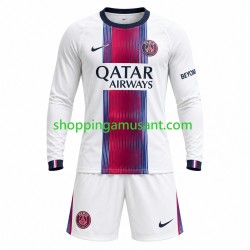 Maillot de Foot Paris Saint-Germain Enfant Extérieur 2026-2027 Manche Longue