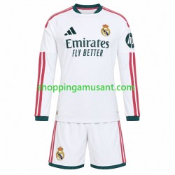Maillot de Foot Real Madrid Enfant Domicile 2026-2027 Manche Longue
