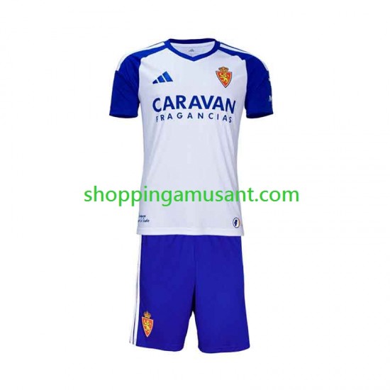 Maillot de Foot Real Zaragoza Enfant Domicile 2026-2027 Manche Courte