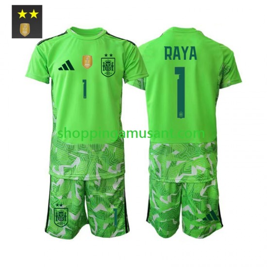 Maillot de Foot Espagne David Raya 1 Gardien Enfant Neutre 2026-2027 Manche Courte