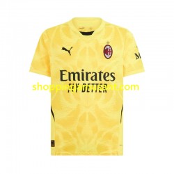 Maillot de Foot AC Milan Mike Maignan 16 Gardien Homme Extérieur 2024-2025 Manche Courte