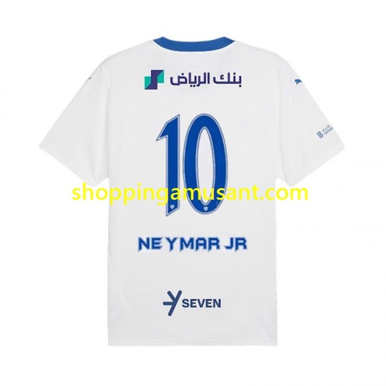 Maillot de Foot Al Hilal Neymar JR 10 Homme Extérieur 2024-2025 Manche Courte