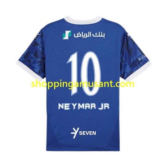 Maillot de Foot Al Hilal Neymar JR 10 Homme Domicile 2024-2025 Manche Courte
