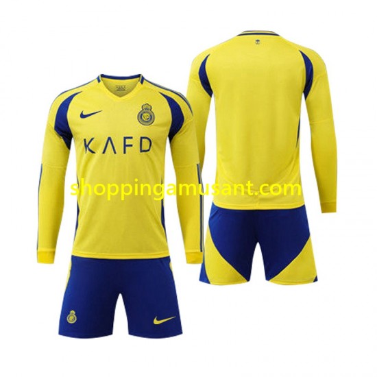 Maillot de Foot Al Nassr Enfant Domicile 2024-2025 Manche Longue
