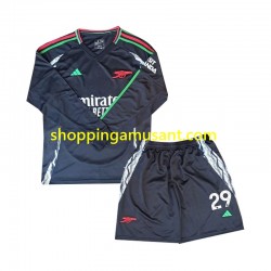 Maillot de Foot Arsenal Havertz 29 Enfant Extérieur 2024-2025 Manche Longue