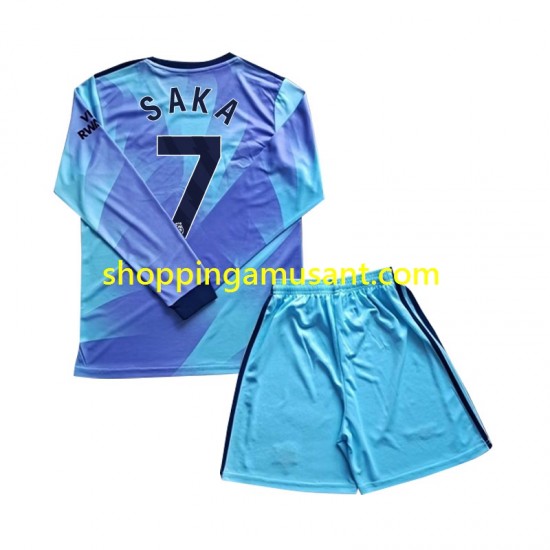 Maillot de Foot Arsenal Saka 7 Enfant Neutre 2024-2025 Manche Longue