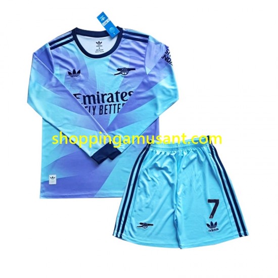 Maillot de Foot Arsenal Saka 7 Enfant Neutre 2024-2025 Manche Longue