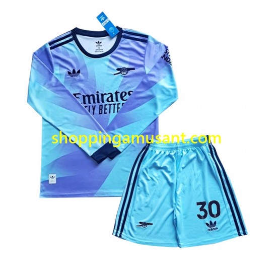 Maillot de Foot Arsenal Sterling 30 Enfant Neutre 2024-2025 Manche Longue