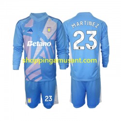 Maillot de Foot Aston Villa Emiliano Martinez 23 Gardien Enfant Neutre 2024-2025 Manche Longue