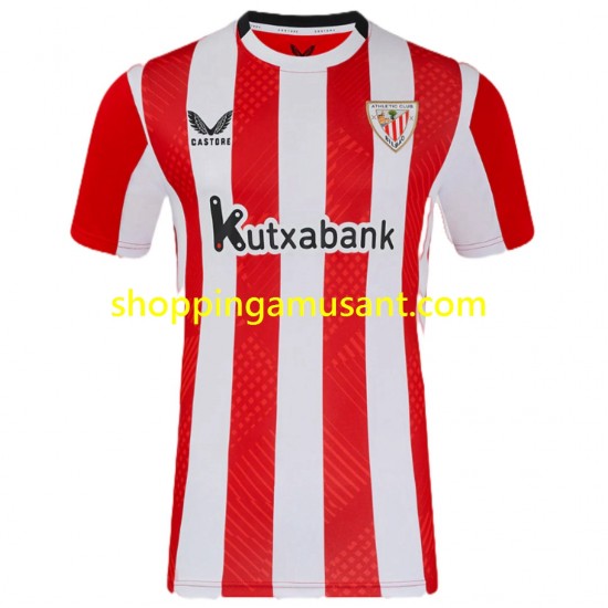 Maillot de Foot Athletic Bilbao Williams JR 10 Homme Domicile 2024-2025 Manche Courte